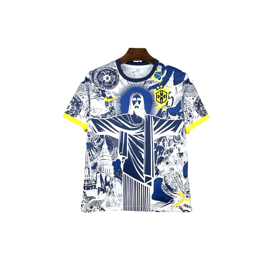 Camiseta Brasil 2025 Cristo Redentor Edition