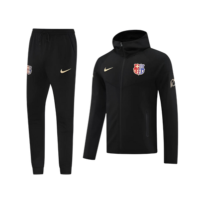 Kit de Sudadera Full Zipper Black FC Barcelona 24/25