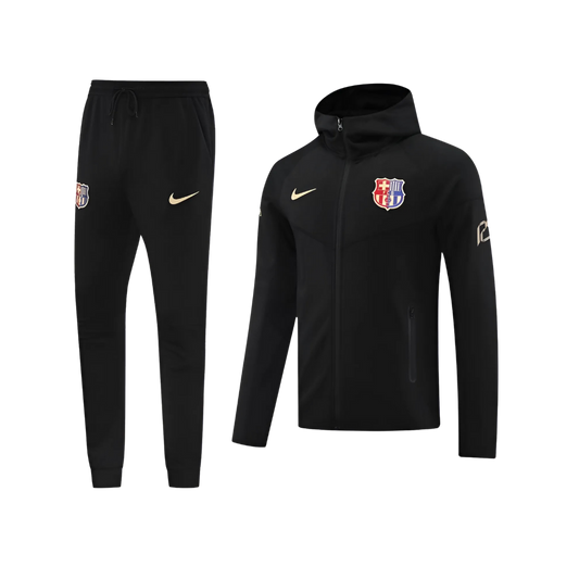 Kit de Sudadera Full Zipper Black FC Barcelona 24/25