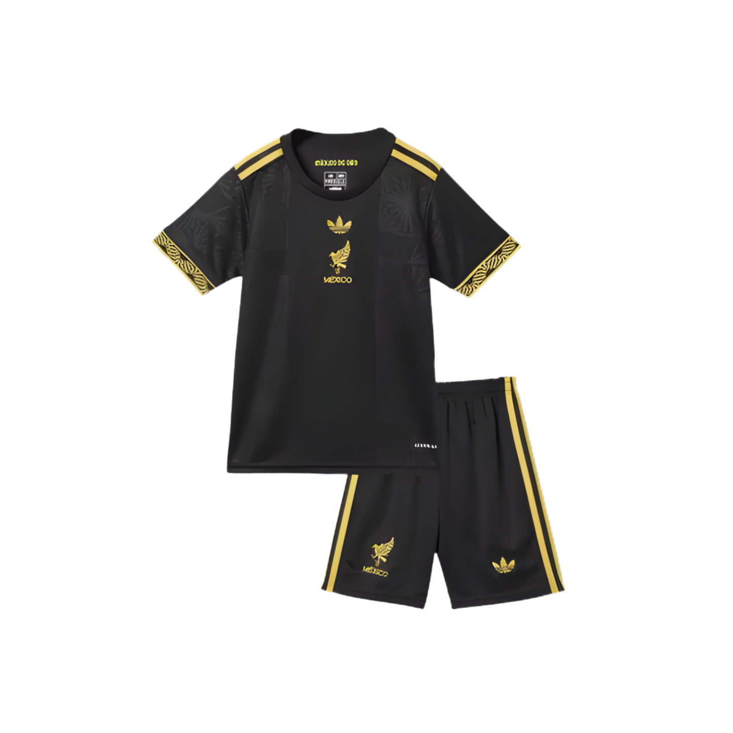 Kit Niños México 2025 Edición Especial Copa Oro - Negro