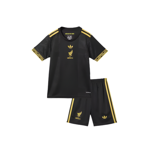 Kit Niños México 2025 Edición Especial Copa Oro - Negro
