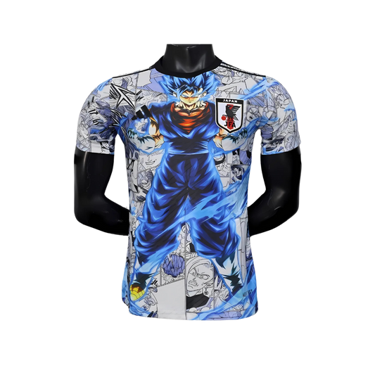 Camiseta Japón 2025 Dragon Ball Z White & Blue Edition