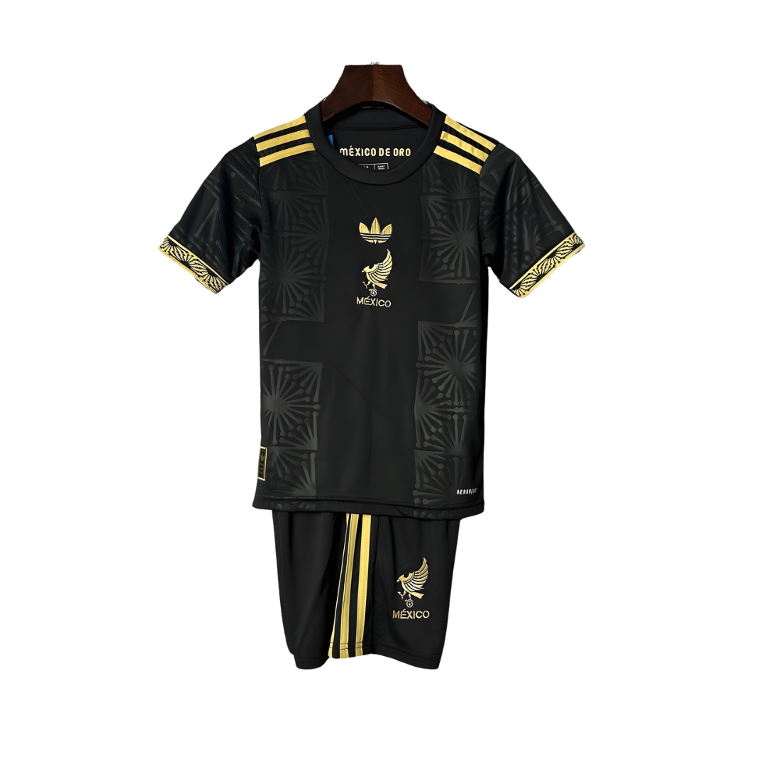 Kit Niños México 2025 Edición Especial Copa Oro - Negro