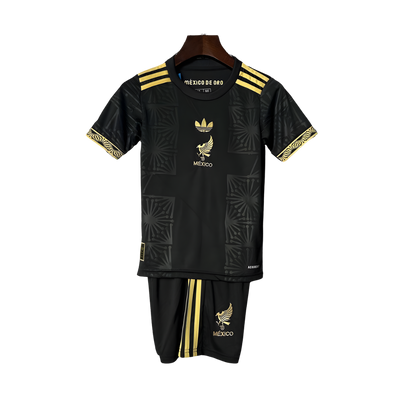 Kit Niños México 2025 Edición Especial Copa Oro - Negro