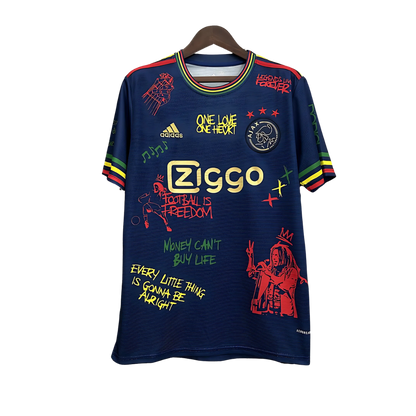 Camiseta Ajax 22/23 Edición Especial Bob Marley Azul