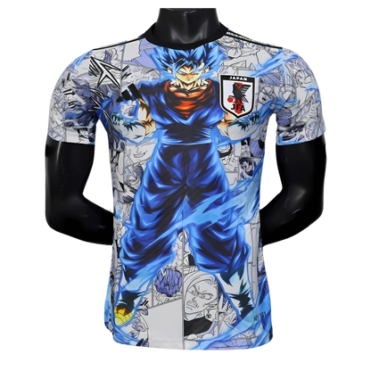 Camiseta Japón 2025 Dragon Ball Z White & Blue Edition