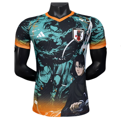 Camiseta Japón 2025 Aqua Green Warrior Edition