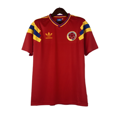 Camiseta Retro Colombia 1990 Visita