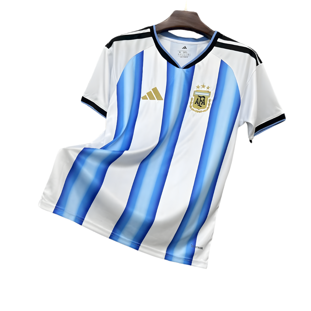 Camiseta Argentina 2026 Local + Parche de Campeón del Mundo 2022