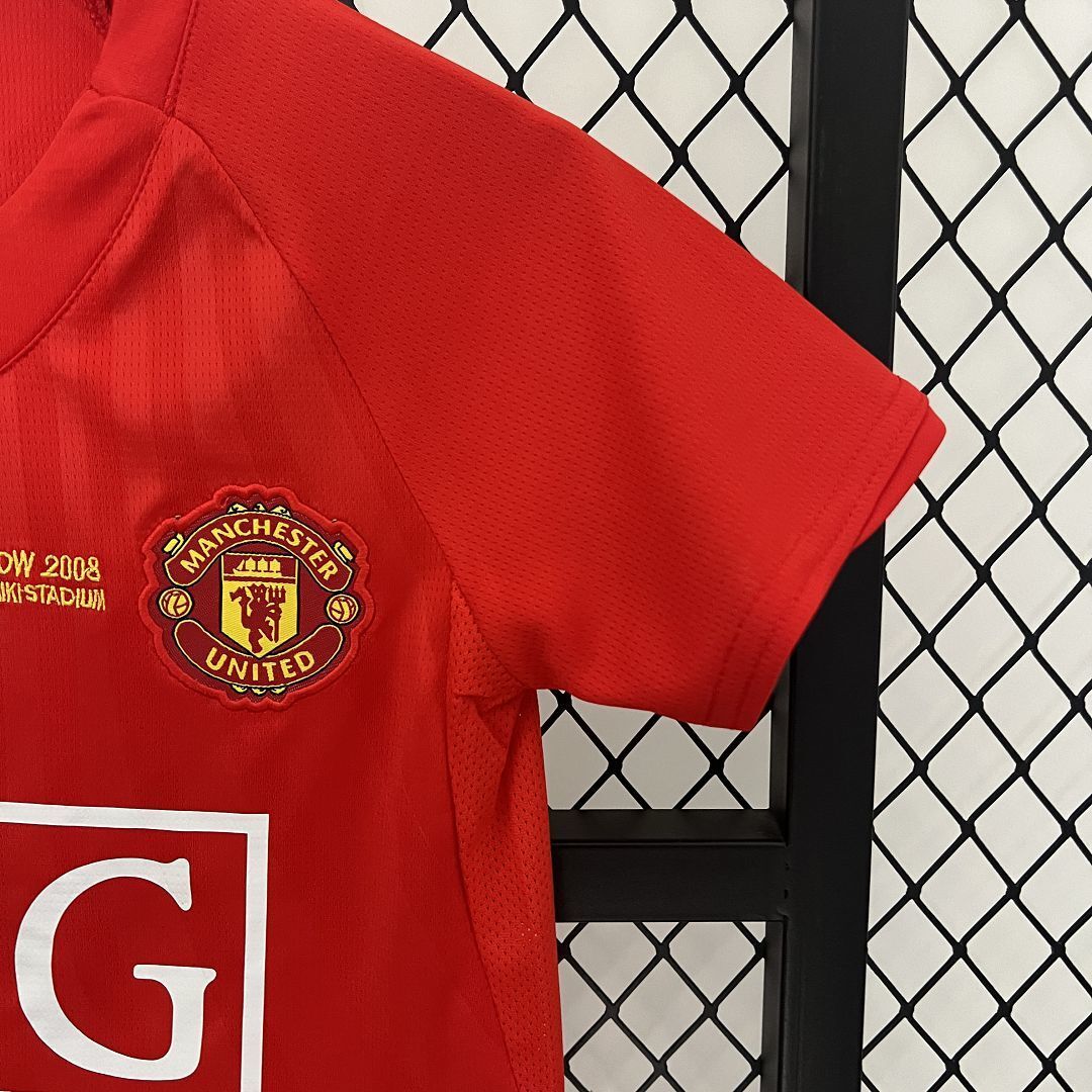 Kit Niños Manchester United 07/08 Local