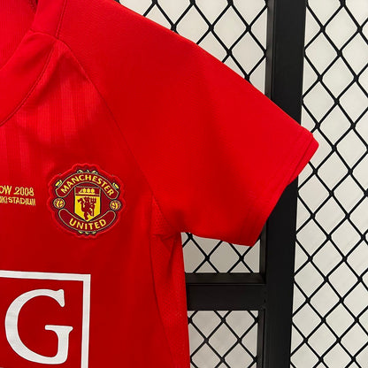 Kit Niños Manchester United 07/08 Local
