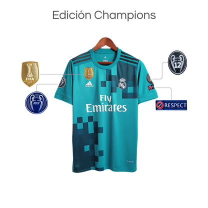 Camiseta Retro Real Madrid 17/18 Alternativa