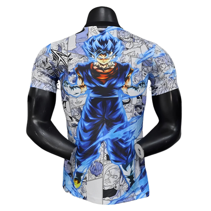 Camiseta Japón 2025 Dragon Ball Z White & Blue Edition