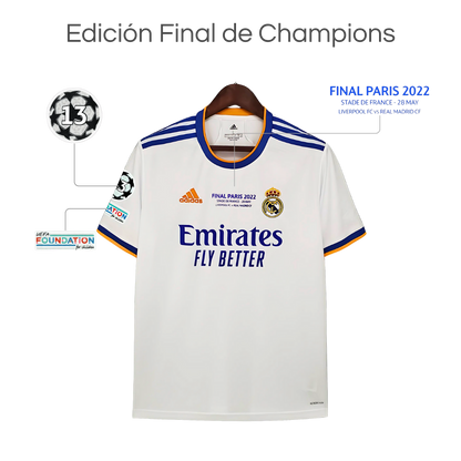 Camiseta Retro Real Madrid 21/22 Local