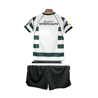 Kit Niños Retro Sporting CP 02/03 Local