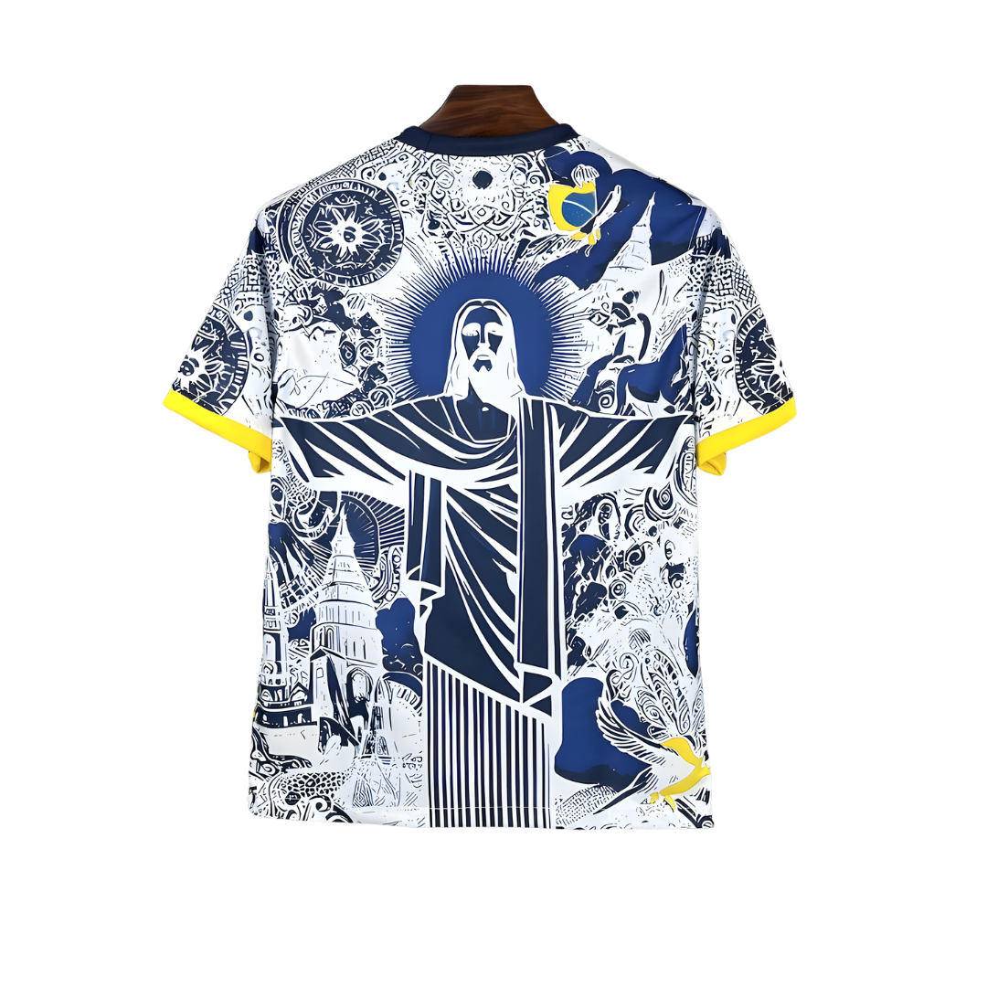 Camiseta Brasil 2025 Cristo Redentor Edition