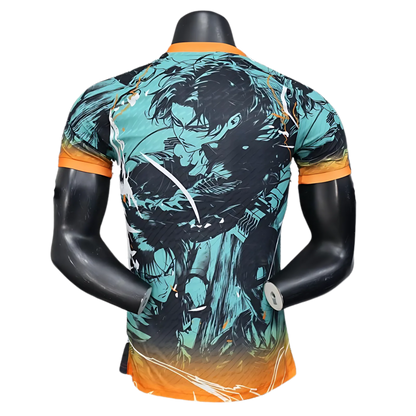 Camiseta Japón 2025 Aqua Green Warrior Edition