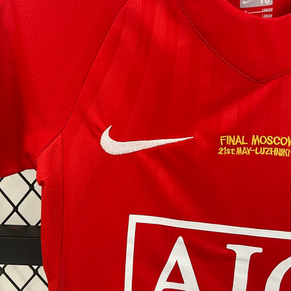 Kit Niños Manchester United 07/08 Local