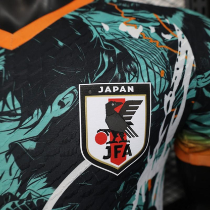 Camiseta Japón 2025 Aqua Green Warrior Edition