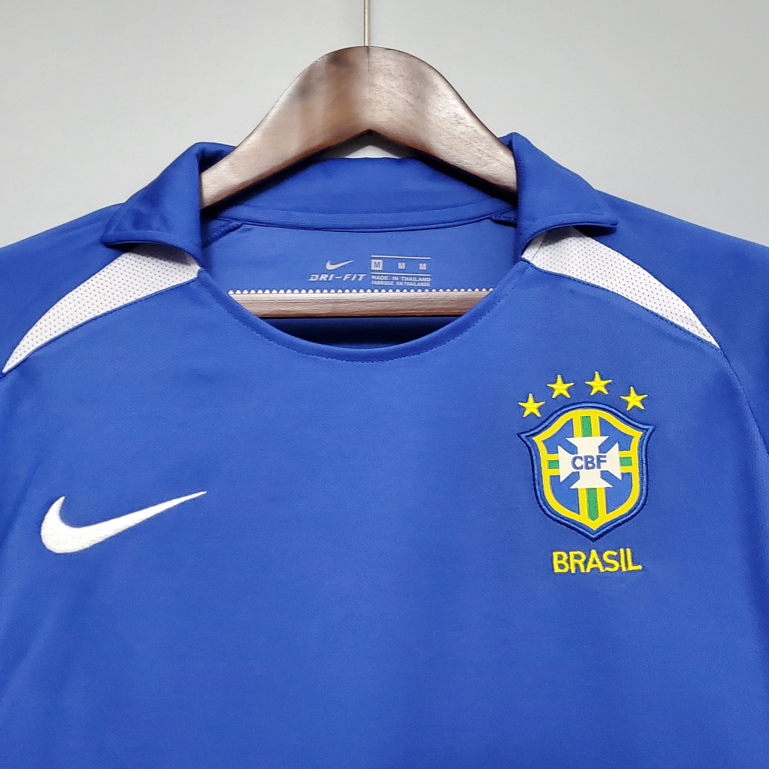 Camiseta Retro Brasil 2002 Visita