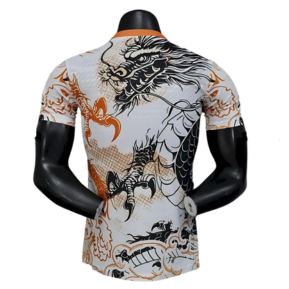 Camiseta Real Madrid 25/26 Black and White Dragon Edition
