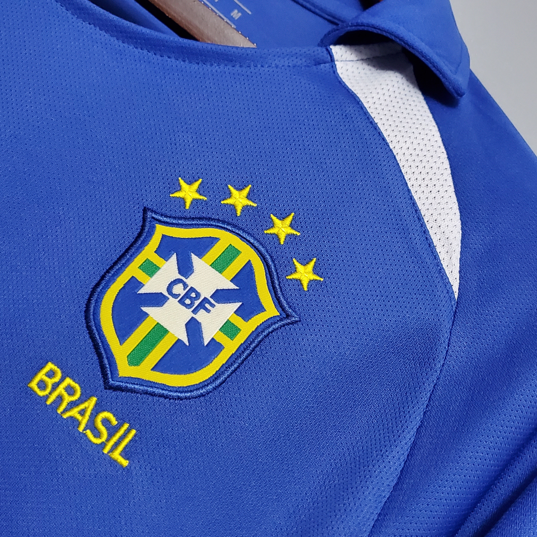 Camiseta Retro Brasil 2002 Visita