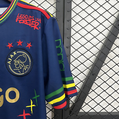 Camiseta Ajax 22/23 Edición Especial Bob Marley Azul