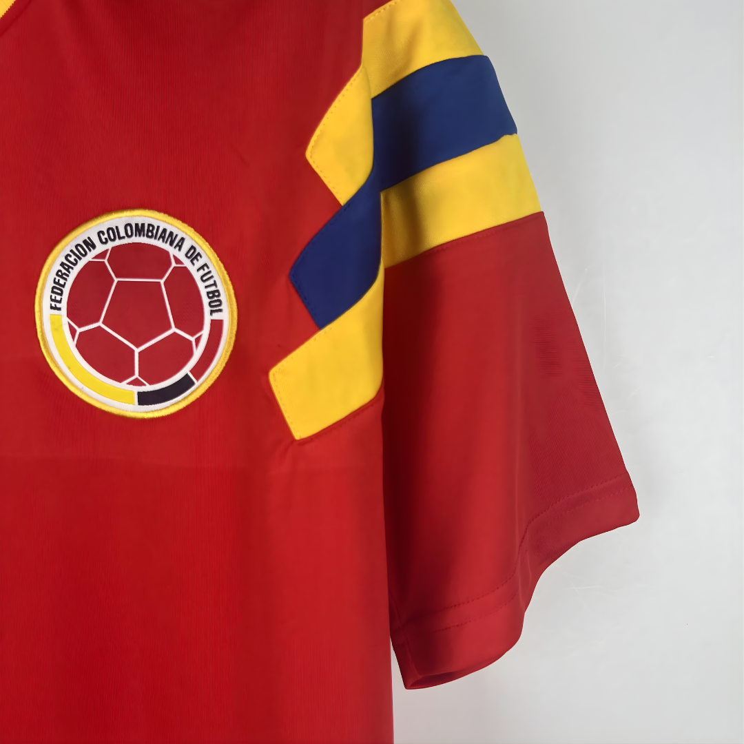 Camiseta Retro Colombia 1990 Visita