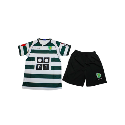 Kit Niños Retro Sporting CP 02/03 Local