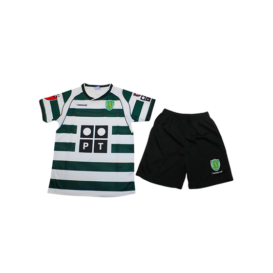 Kit Niños Retro Sporting CP 02/03 Local