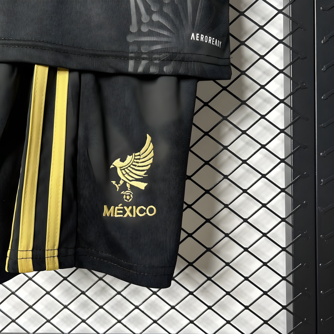 Kit Niños México 2025 Edición Especial Copa Oro - Negro