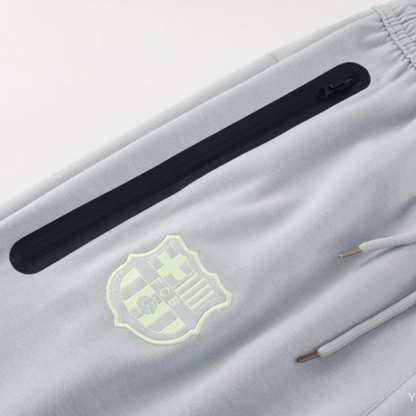 Kit de Sudadera Full Zipper Gris - FC Barcelona 25/26