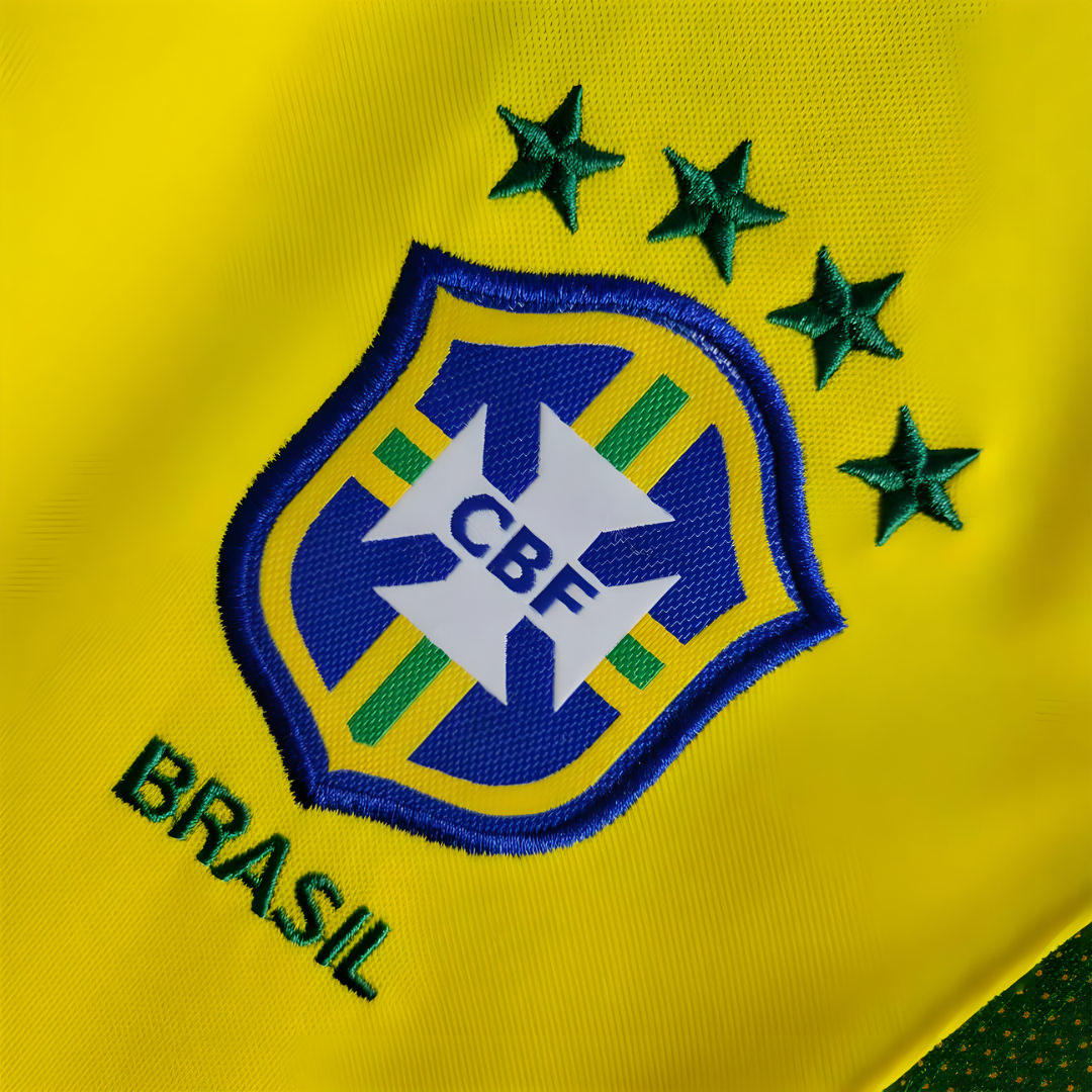 Camiseta Retro Brasil 2002 Local
