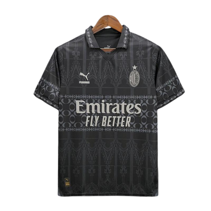 Camiseta AC Milán x Pleasure Negra 23/24