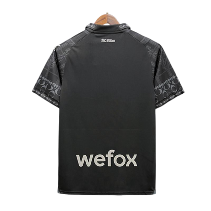 Camiseta AC Milán x Pleasure Negra 23/24