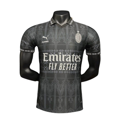 Camiseta AC Milán x Pleasure Negra 23/24