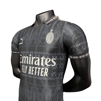 Camiseta AC Milán x Pleasure Negra 23/24