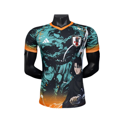 Camiseta Japón 2025 Aqua Green Warrior Edition